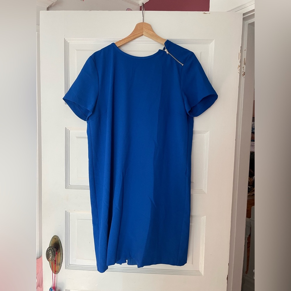 Blue basic Zara dress